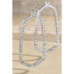 •Meet Me at the Pave• Drop Earrings